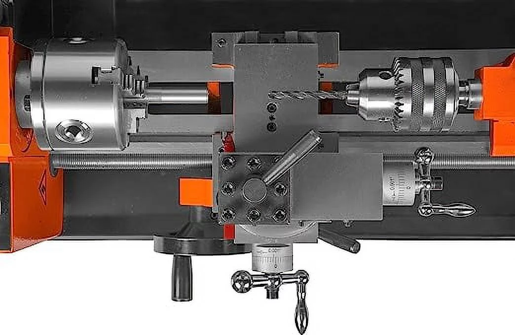 WEN 7-by 12-Inch Benchtop Metal Lathe, Variable Speed, Two Direction - Radiant Selections