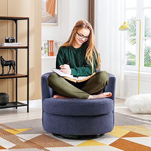 ODUWA Swivel Barrel Chair Set of 2