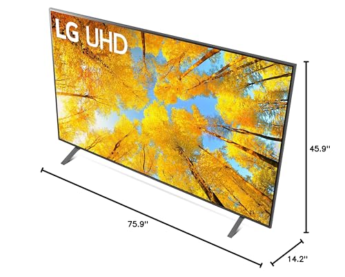 LG UQ7590 86-Inch Class UHD Smart TV 86UQ7590PUD, 2022 - AI-Powered 4K, Alexa Built-In, Grey