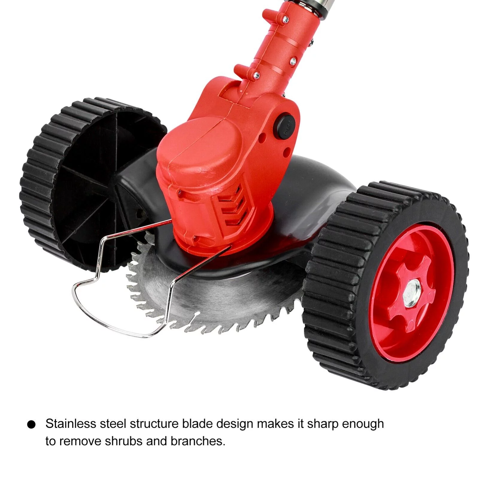 Electric Weed Eater Wacker, Grass Trimmer Weed Lawn Edger Eater, 21V 650W Cordless Grass String Trimmer Cutter, Weed Wacker with 2 Battery