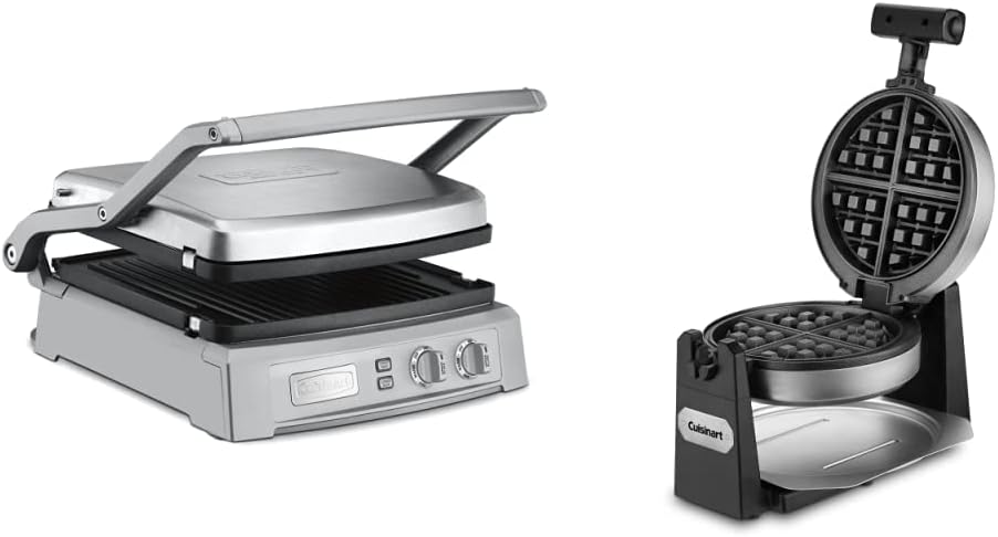 Cuisinart GR-150P1 GR-150 Griddler Deluxe, Brushed Stainless