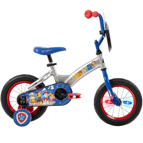 Huffy Paw Patrol Kids Outdoor Toys, Paw Patrol Kids Bike 12/16 Inch Ages 3-6, Paw Patrol Tricycle with LED Lights Ages 2-5