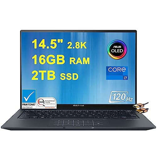 Asus Zenbook 14X OLED Business Laptop 14.5/'' 2.8K 120Hz Touchscreen (550nits, 100% DCI-P3