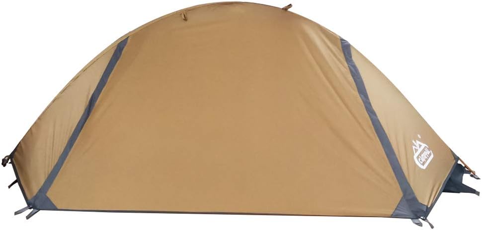 camppal 1 Person Tent Backpacking Camping Hiking Mountain Hunting Tent Lightweight and Waterproof for 4 Season Extreme Space Saving Single Bracket