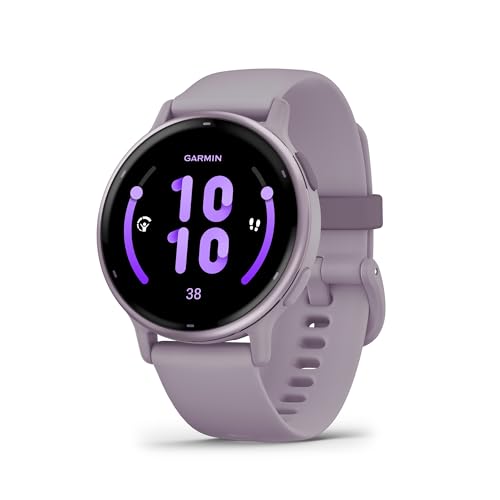Garmin v&iacute;voactive 5, Health and Fitness GPS Smartwatch, AMOLED Display, Up to 11 Days of Battery, Ivory