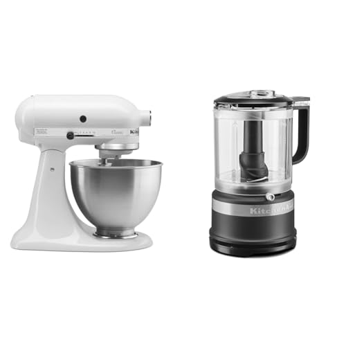 KitchenAid Classic Series 4.5 Quart Tilt-Head Stand Mixer K45SS, Onyx Black