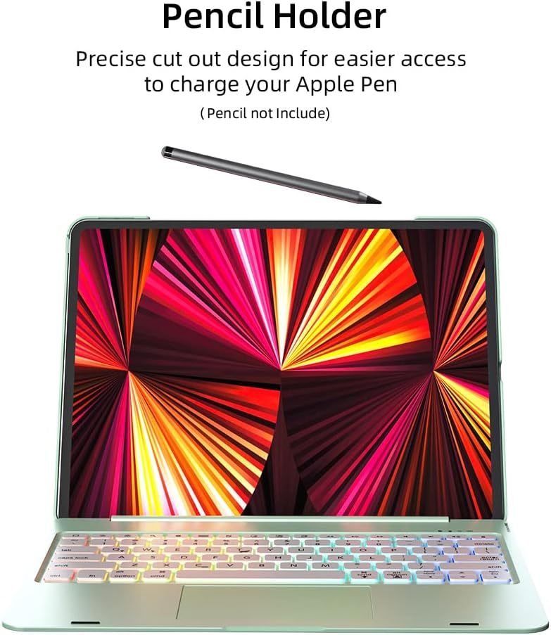 doqo Magnetic Keyboard Case for iPad Air 5th Generation(2022)/iPad Air 4th Generation(2020), iPad Pro 11 2018/2020/2021
