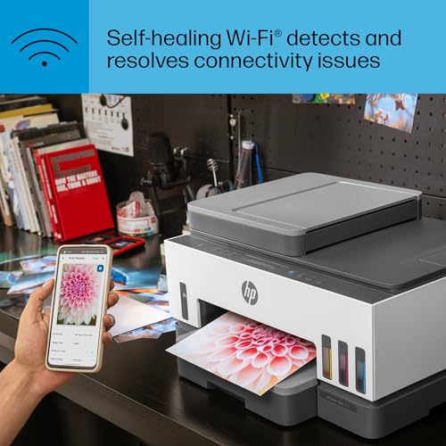 HP Smart -Tank 7301 Wireless All-in-One Cartridge-free Ink Printer, up to 2 years of ink included, mobile print, scan, copy