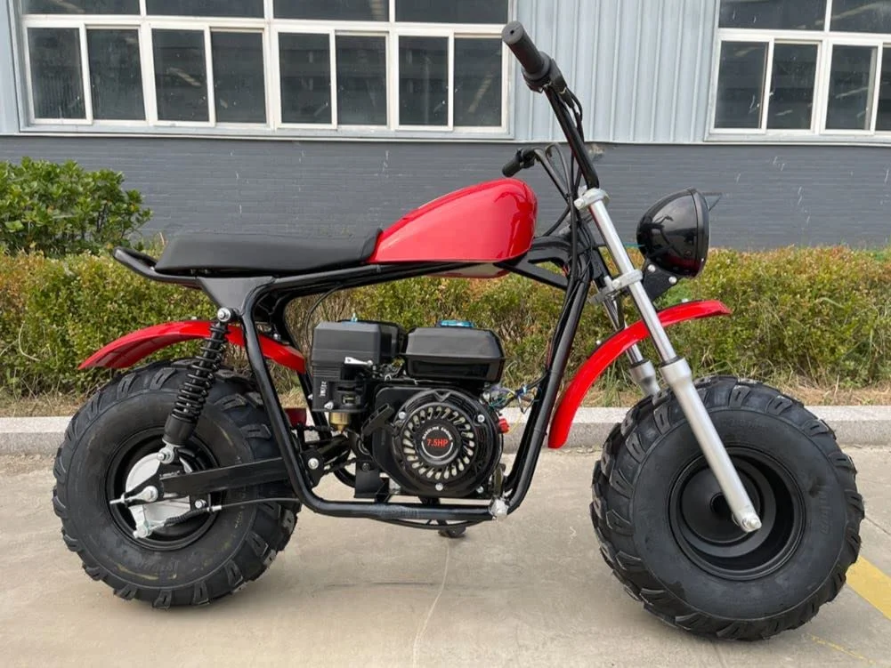 Vitacci MudStar 200 OffRoad Super Bike Motorcycle 200cc Trail Bike for Youth and Adults Pull Start Engine Wide Tires Powersport ( Color : Black )