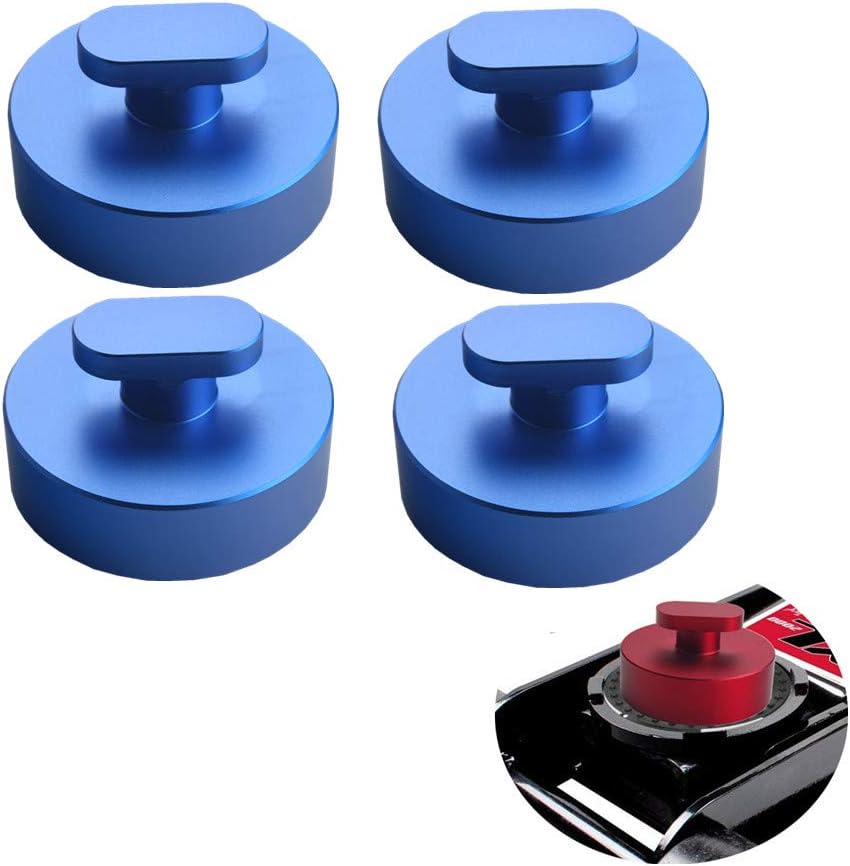 JGR C7 Jack Pad Jacking Lift Pad/Puck Jack Point Billet Aluminum For 2014+ C7 Stingray Z51 Z06 Blue Pack of 2