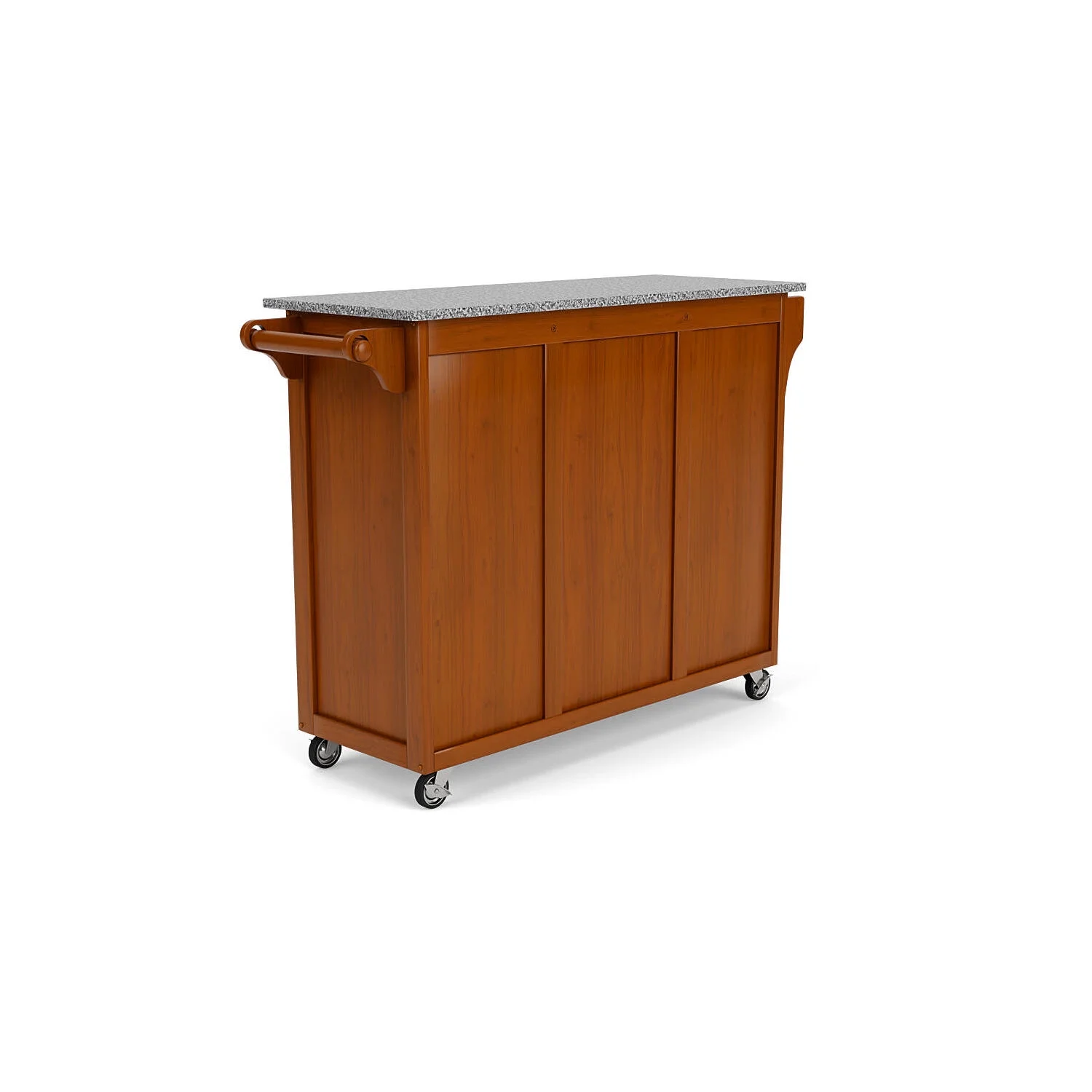 Homestyles Create-a-Cart Wood Rolling Kitchen Cart in Brown