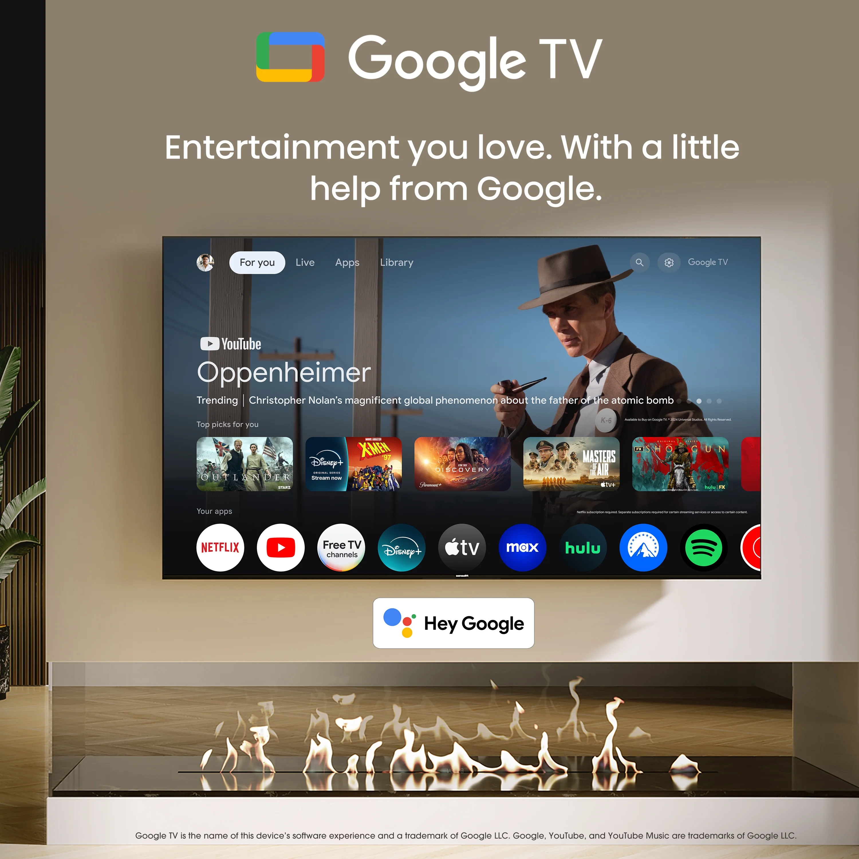 Hisense 65-Inch Class A6 Series 4K UHD Google Smart TV (65A6N, 2024 Model) - 4K AI Upscaler, Game Mode Plus, Voice Remote, DTS Virtual:X technology