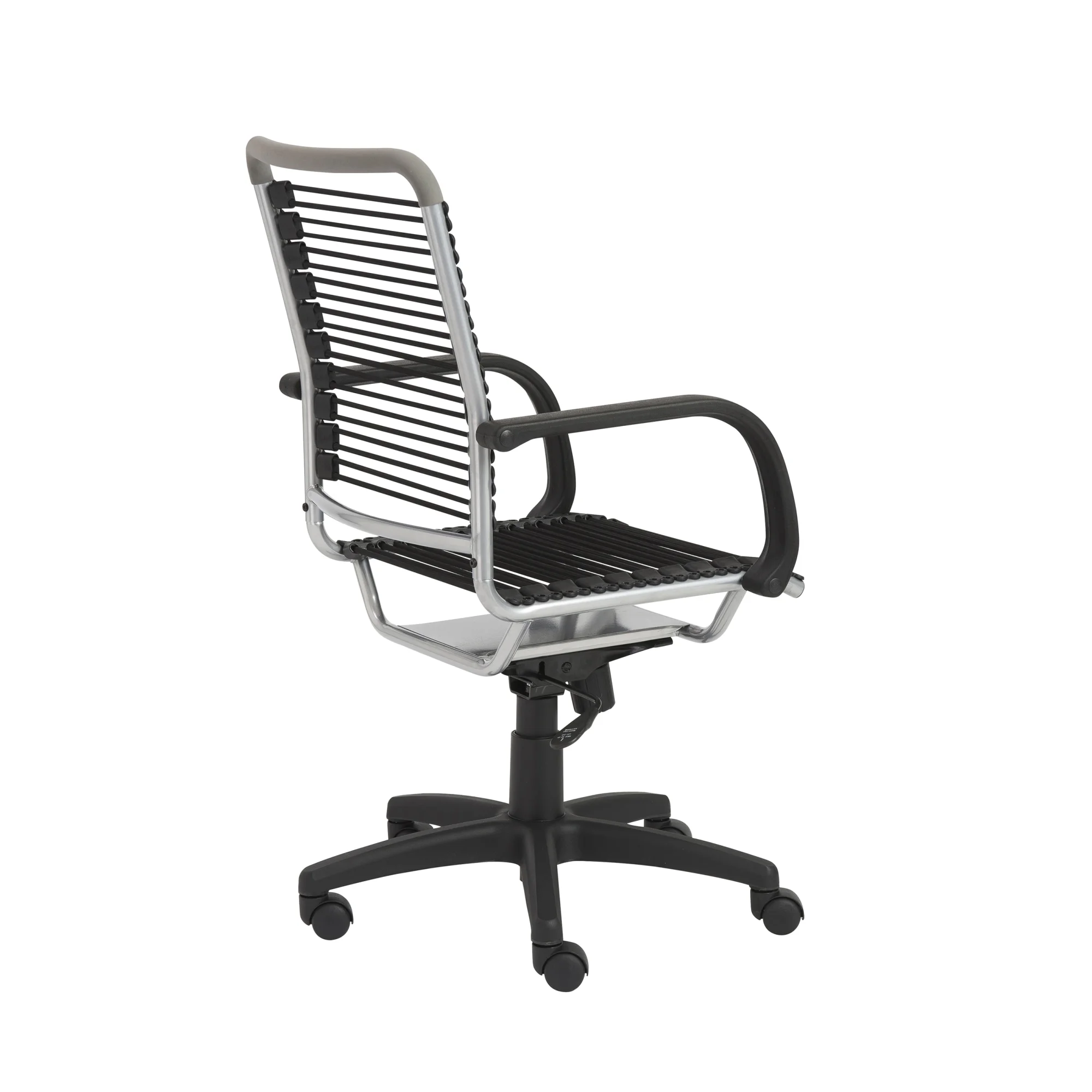 Euro Style Bungie High Back Office Chair with Fixed Arm