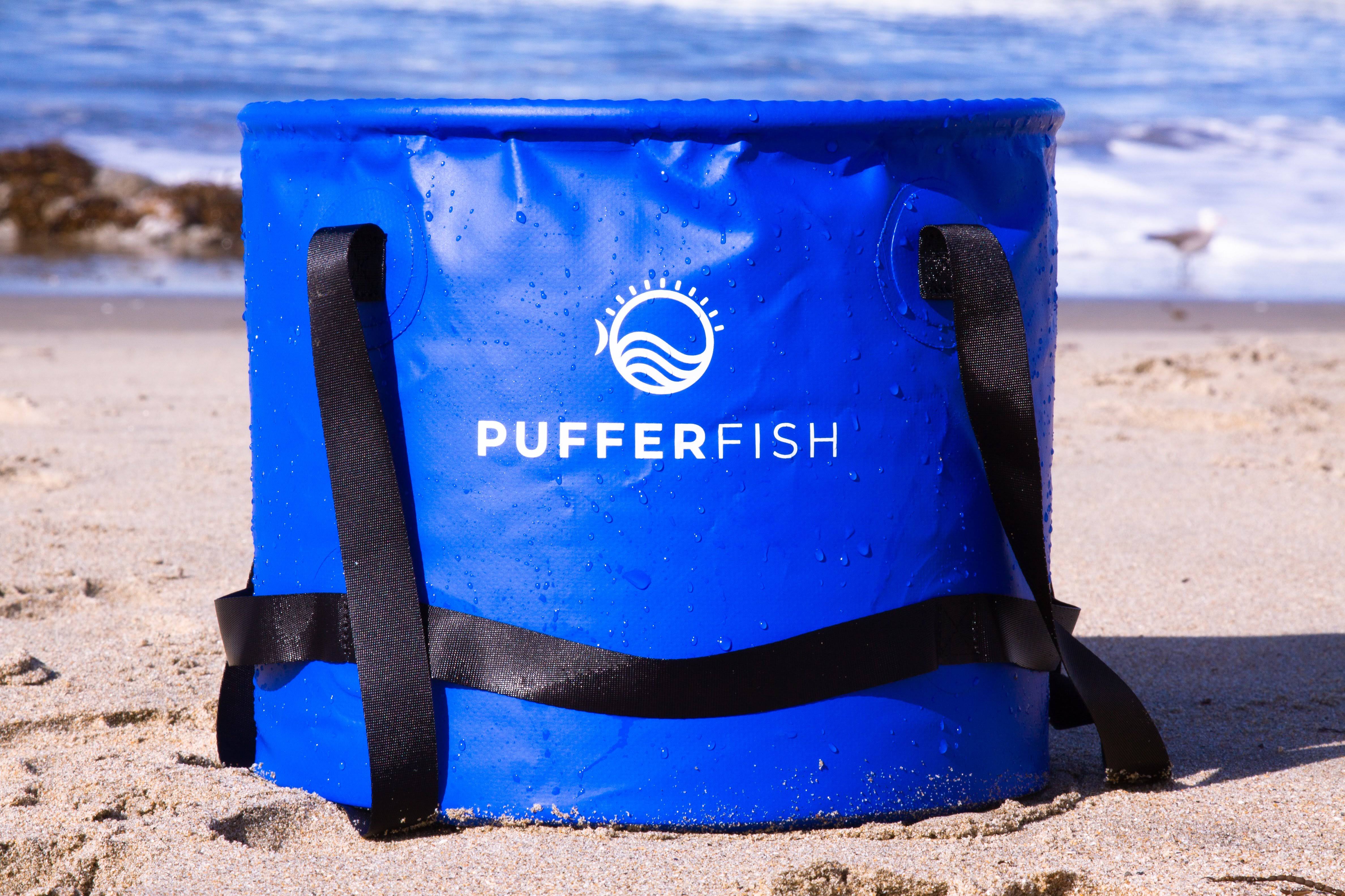 Pufferfish Sand Castle Kit - Pro-Quality Tools for Building Amazing Sand Castles, Including Bucket, Big Shovel, and Super Scoop