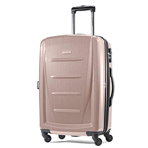 Samsonite Winfield 2 Hardside Expandable Luggage with Spinner Wheels, Brushed Anthracite, Checked-Large 28-Inch