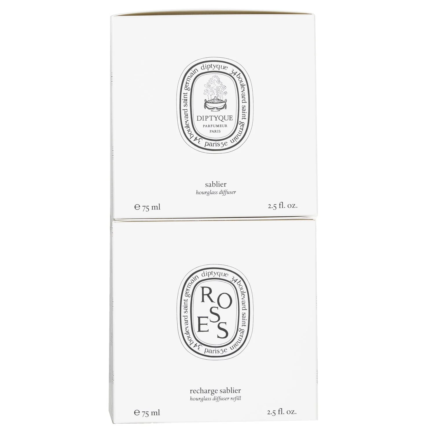 Diptyque Hourglass Diffuser - Roses  75ml/2.5oz
