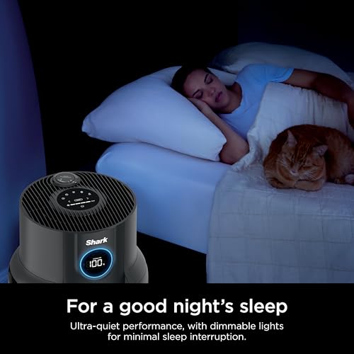 Shark Air Purifiers for Home Large Room with NeverChange Air Filter, 5 Year HEPA Filter, Covers 650 Sq. ft
