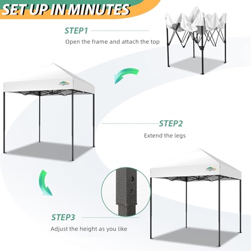 COBIZI 13x26 Pop Up Tent 13x26 Canopy with Sidewalls Heavy Duty Canopy Party Tent for Parties