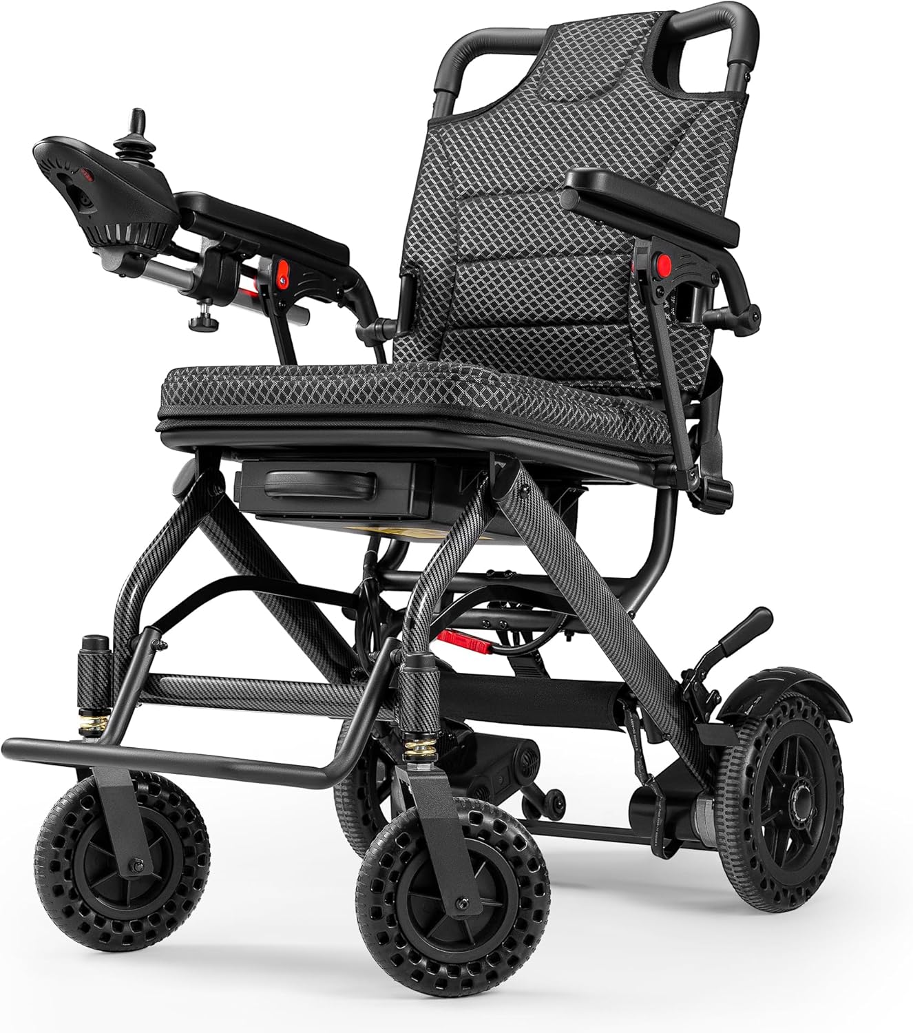 Electric Wheelchair Super Lightweight,Only 38lbs, Foldable Electric Wheelchair for Adults,Travel Size,Airline Approved