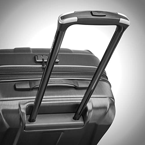 Samsonite Centric 2 Hardside Expandable Luggage with Spinner Wheels, Black, Carry-On 20-Inch