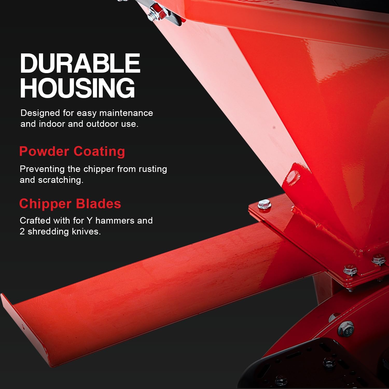 GreatCircleUSA Wood Chipper Shredder Mulcher Heavy Duty Gas Powered 3 in 1 Multi-Function 3" Inch Max Wood Diameter Capacity EPA/CARB Certified Aids