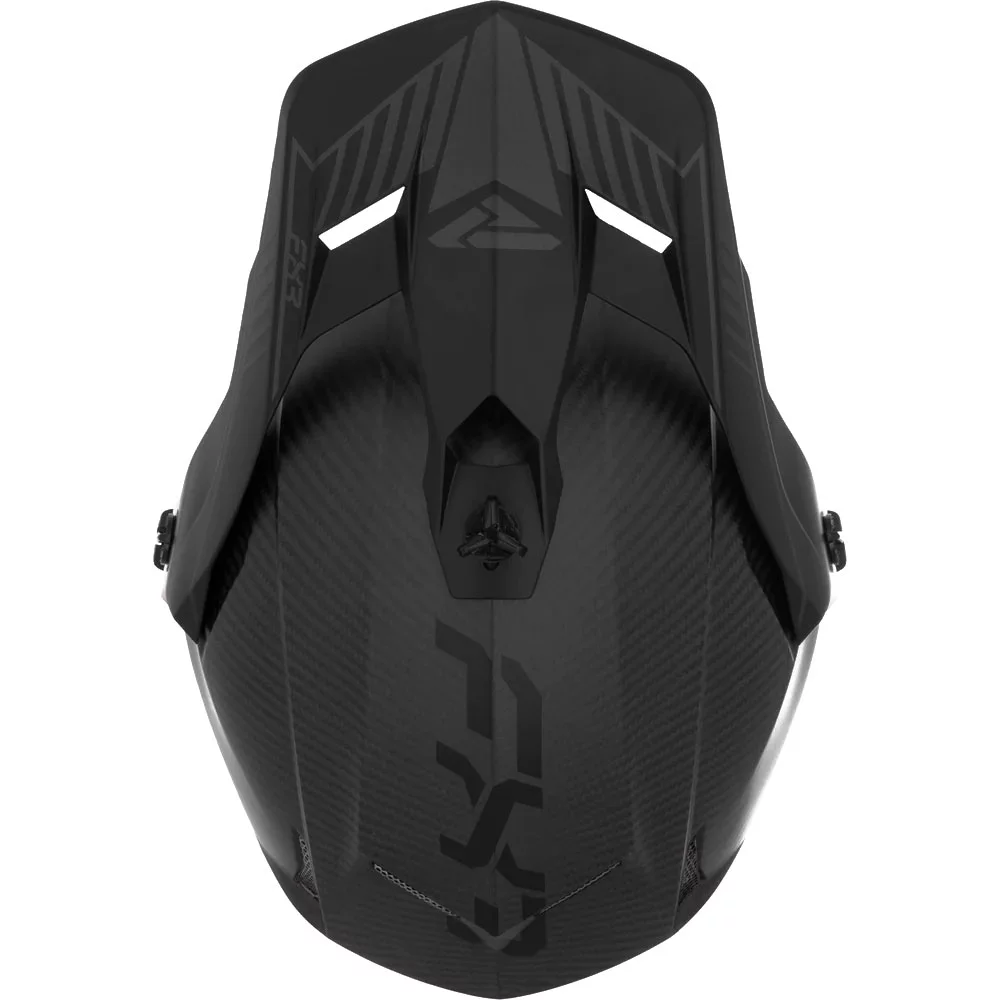 FXR  Clutch X Pro Carbon Fiber Snowmobile Helmet Heated DL Face Shield Black Ops - 240640-1010-19