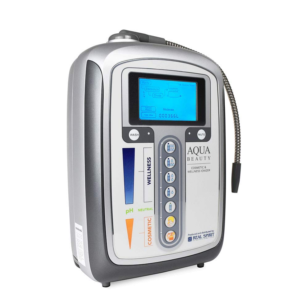 Aqua Ionizer Deluxe | Water Ionizer | 7 Water Settings | Home Alkaline Water Filtration System | Produces pH 4.5-10.0 Alkaline Water | Up to -600mV