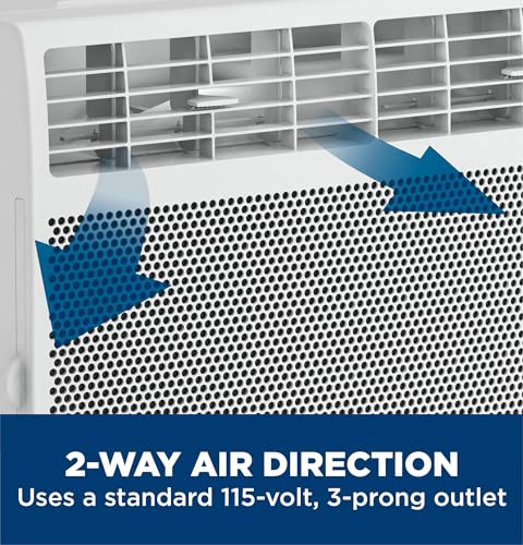 GE Window Air Conditioner Unit, 6,000 BTU for Small Rooms up to 250 sq ft. with Adjustable Fan and Cooling Settings