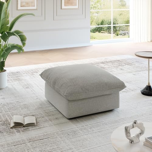 Cloud Modular Sectional Sofa, Waterproof Down Filled Sectional Sofas, High Backrest V Shaped 5 Seater Sectional Couches for Living Room
