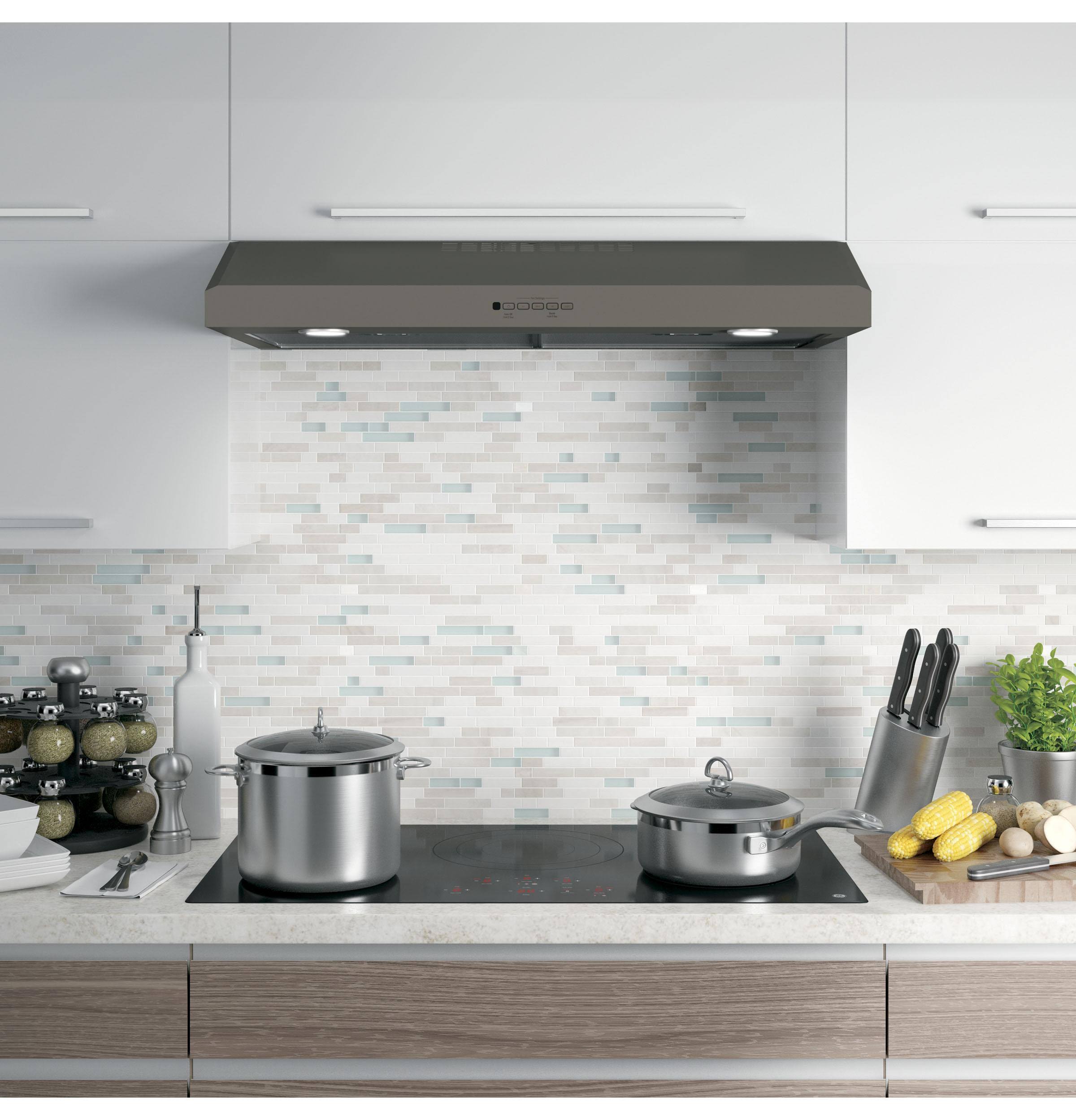 GE JVX5360EJES 36x22 Under The Cabinet Hood Slate