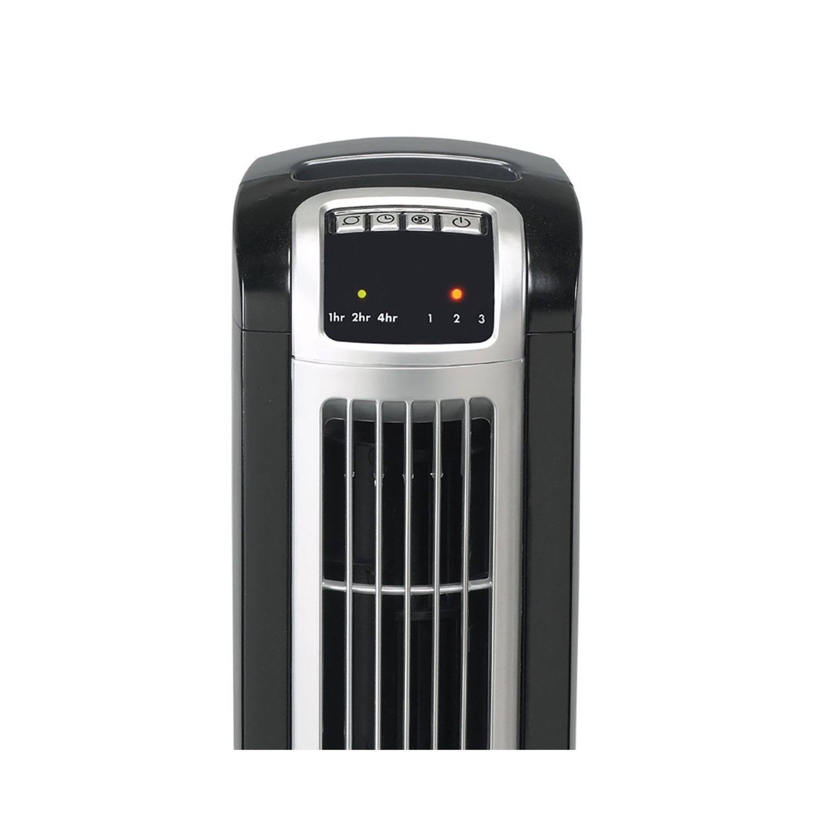Lasko 2505 36-Inch Remote Control Tower Fan with Ionizer Black