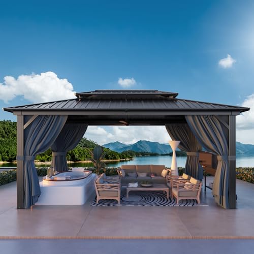 Hoteel 6x8ft Hardtop Grill Gazebo