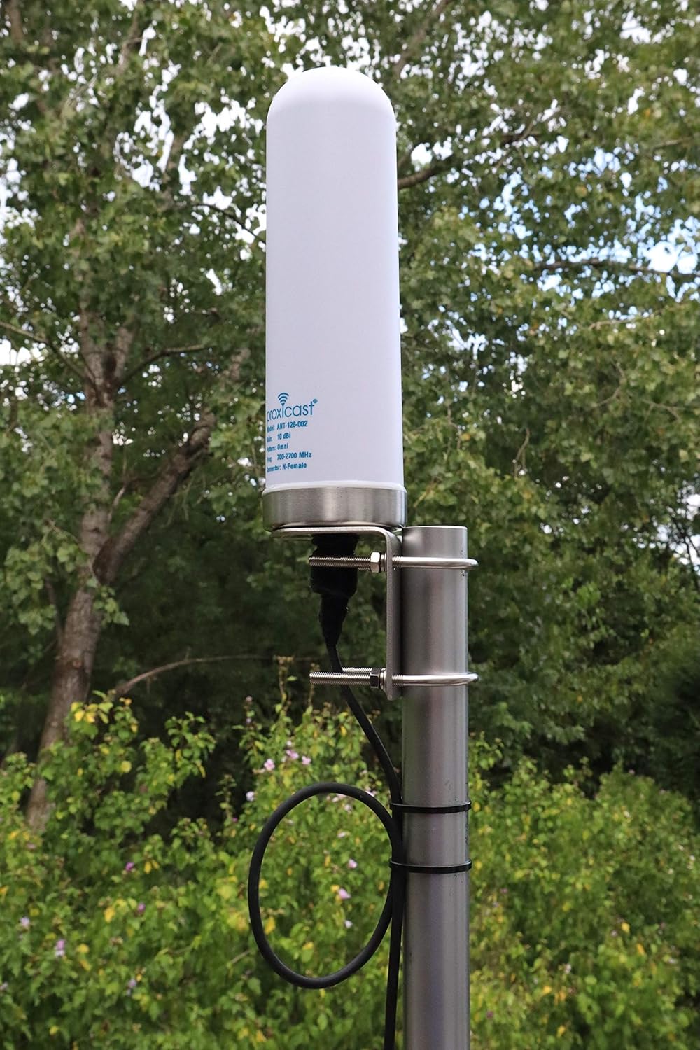 Proxicast High Gain 10 dBi Universal Wide-Band 4G/LTE, 5G & WiFi Omni-Directional Outdoor Pole/Wall Mount Antenna for Verizon, AT&T, T-Mobile