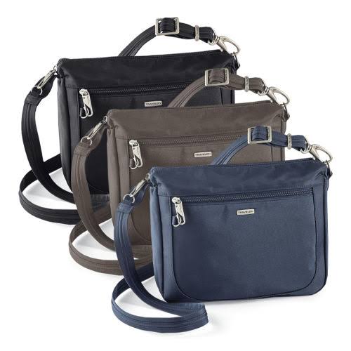RFID Anti Theft Everyday Shoulder Bag in Midnight by Magellan&s Travelsmith Catalog