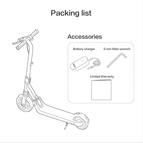 Segway Ninebot eKickScooter - Electric Scooter for Kids 6-14, w/t Adjustable Handlebar Height (Only C2 Pro) for Riders up to 132 lbs