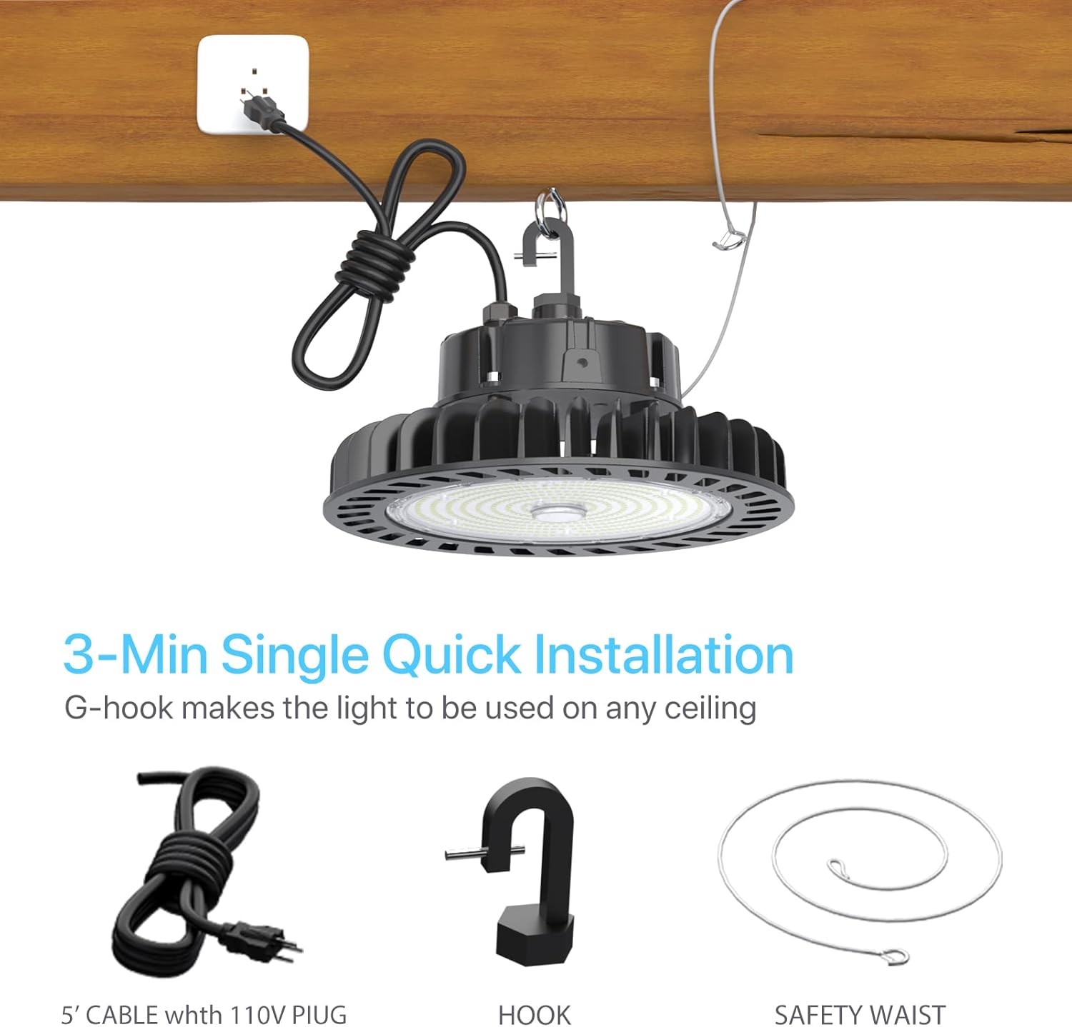 HYPERLITE LED UFO High Bay Lights 250W 35