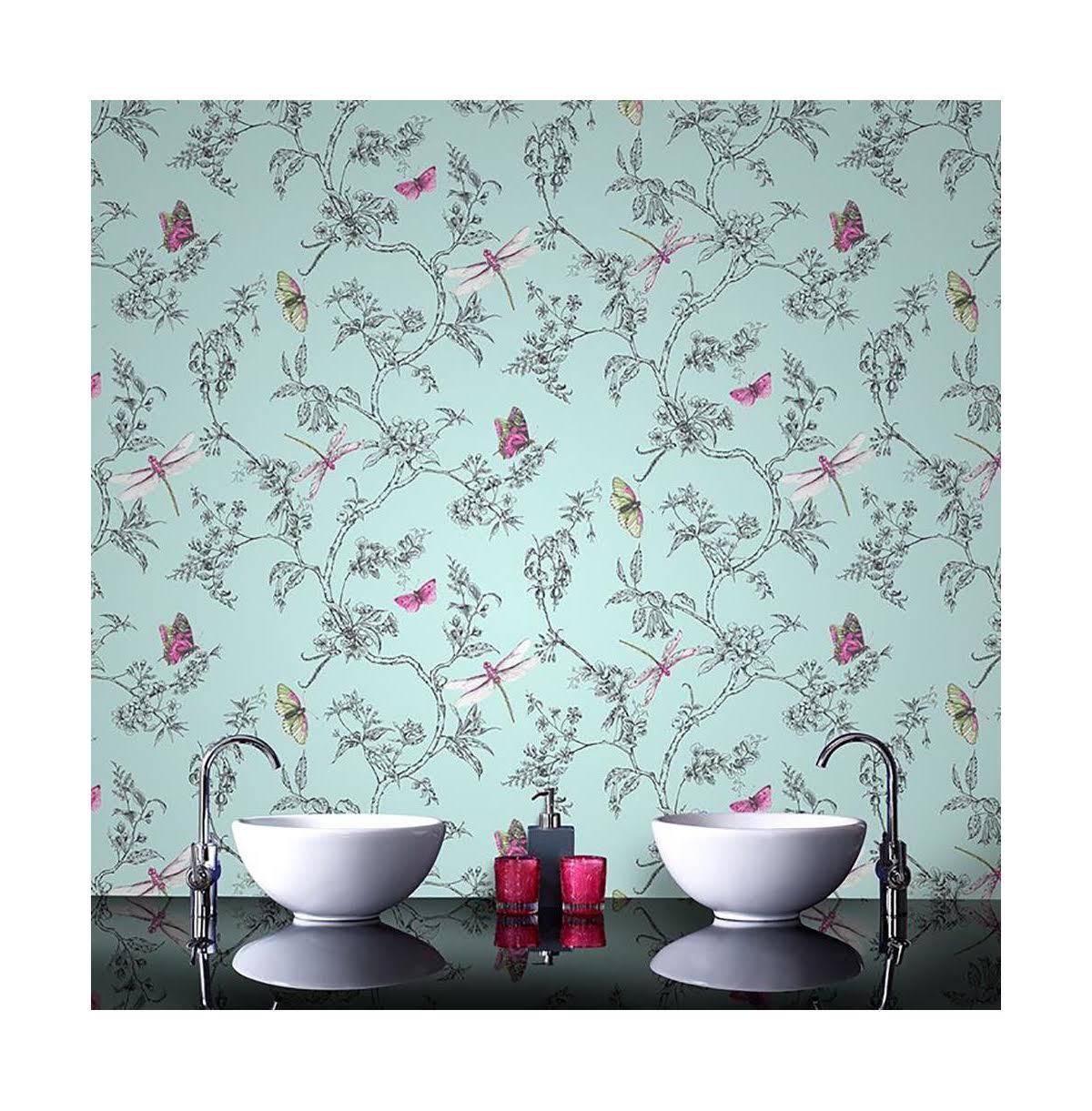 Graham u0026 Brown Nature Trail Mica Wallpaper - White