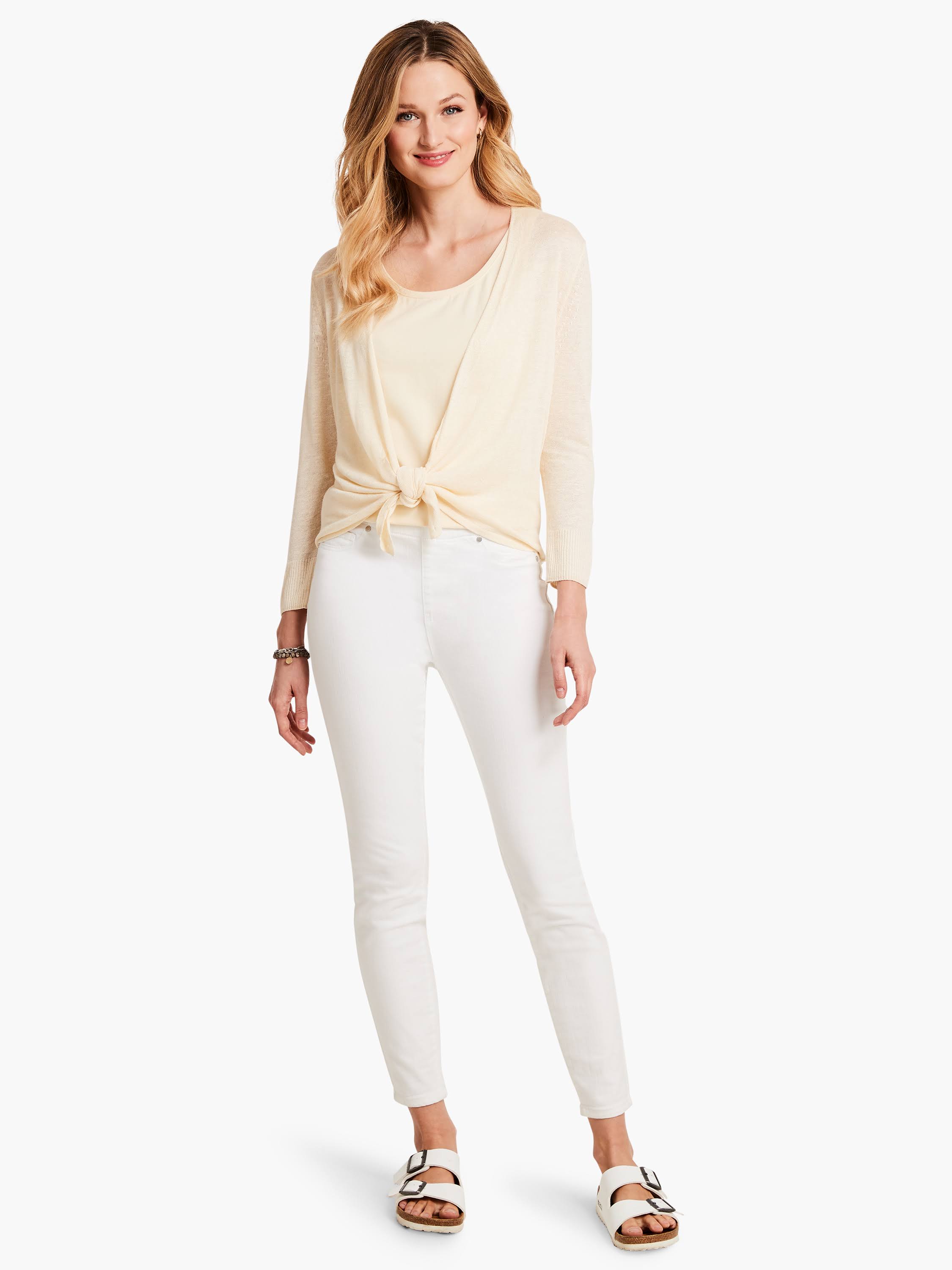 Nic+Zoe 4 Way Linen-Blend Cardigan