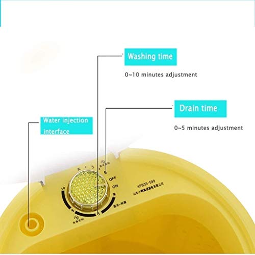 HIZLJJ Mini Washing Machine with Spin Dryer Fully Automatic 7.7 lbs Electric Compact Laundry Machines Portable Durable Design Washer Energy Saving