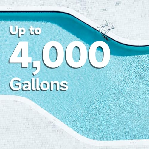 14000BTU Above Ground Pool Heater, Electric Swimming Pool Heat Pumps for Pools up to 4000 gallons, Fits 9/11/15 Foot Pool and Spas, 120V/60Hz, PLC50