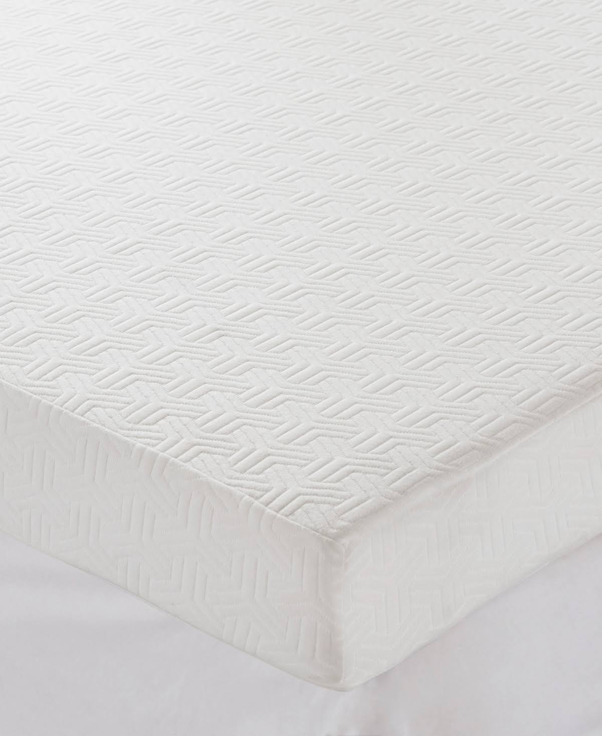Sleep Philosophy 4x22 Memory Foam Mattress Topper, Twin, White