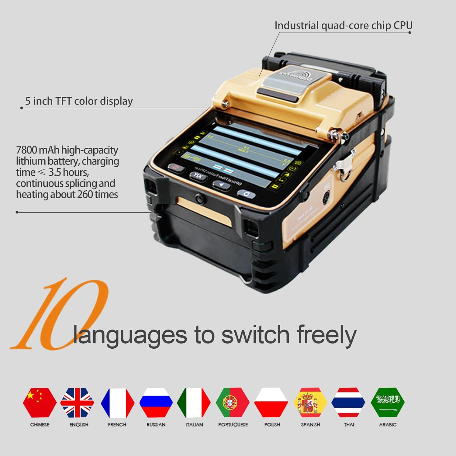 Fiber Fusion Splicer AI-8C