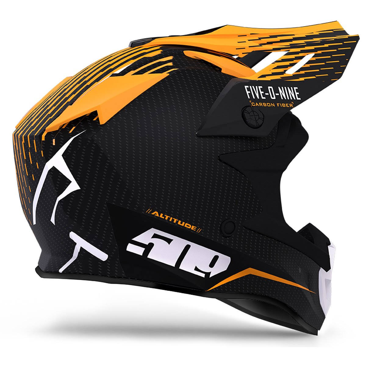509 Altitude Carbon Fiber Helmet - Off Grid Hi-Vis Xs