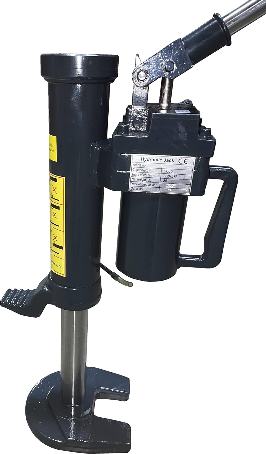 Pake Handling Tools Multi-Purpose Hydraulic Jack (5T) - Toe Jack - Heavy Duty Compact 360 Degree Rotation 11023lbs Capacity