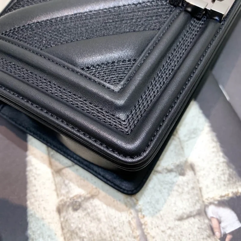 Chanel Calfskin Boy Chanel Handbag A67086