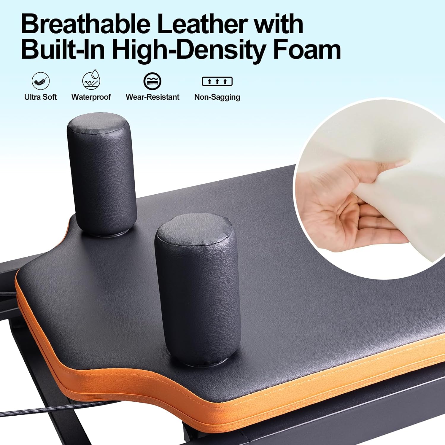 Pilates Reformer,Dpiolrcag Foldable Pilates Machine & Equipment for Home Use and Gym Workout, Suitable for Advanced and Beginners Users