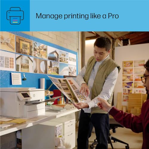 HP OfficeJet Pro 9730e Wide-Format Wireless All-in-One Color Inkjet Printer, Print, scan, Copy up to 11x17', ADF, Duplex Printing Best-for-Office