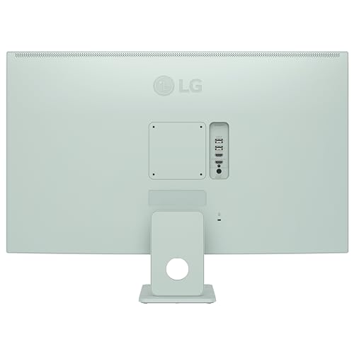 LG 27SR50F-W Smart Monitor 27-Inch FHD (1920x1080) IPS Display, webOS 23, HDR 10, x2 Built-in Speakers, AirPlay 2, Screen Share, Bluetooth, ThinQ App