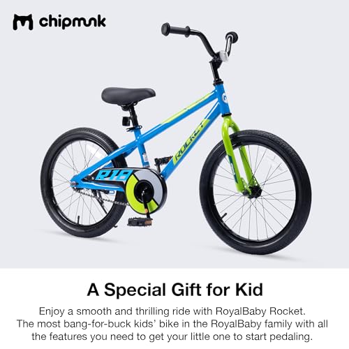 Chipmunk Kids Bike Toddlers 12 14 16 18 Inch Wheel Bicycle Beginners Boys Girls Ages 3-11 Years, Multiple Color Options
