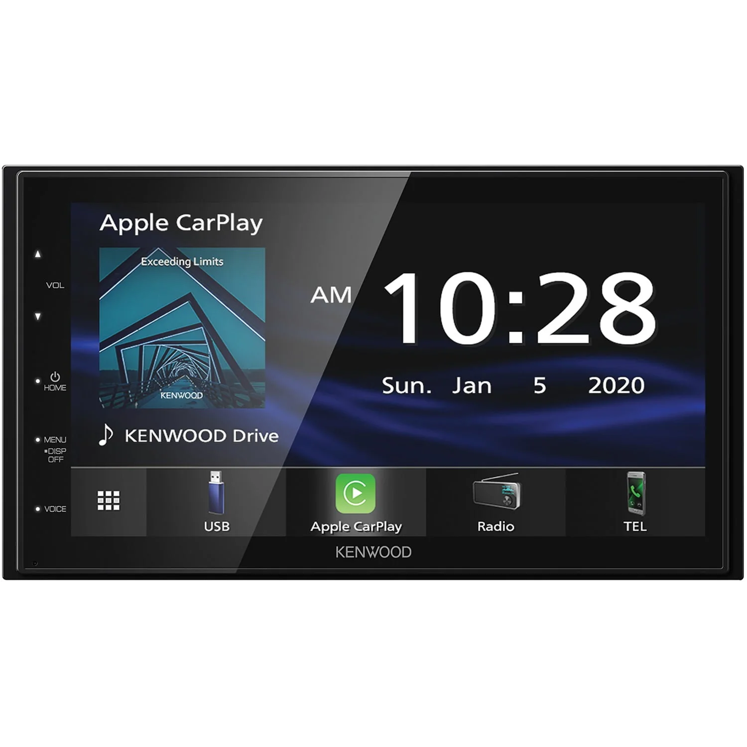 Kenwood DMX4707S Double-DIN In-Dash 6.8 Multimedia Receiver with Bluetooth, Apple CarPlay, Android Auto and SiriusXM Ready
